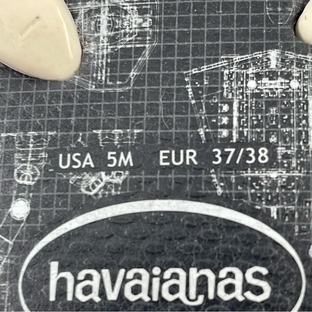 Havaianas Big Kids Star Wars Theme - Size 5 M - Flip Flops Thong Sandals